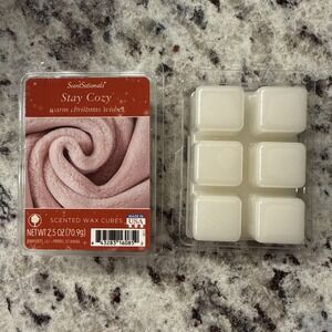 ScentSationals Scented Wax Stay Cozy Christmas LIMITED EDITION 2.5 OZ Lot Of 2